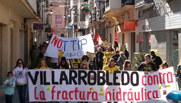 Manifestación Antifracking Villarrobledo